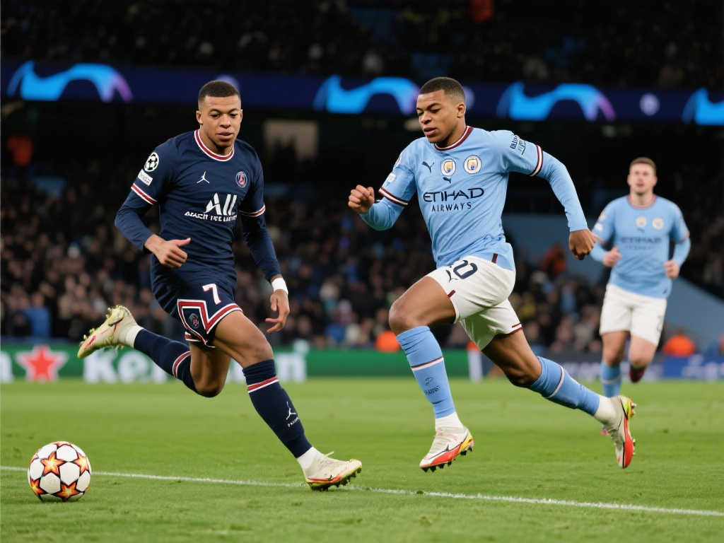 姆巴佩帽子戏法统治比赛！力克曼城却非皇马最强状态